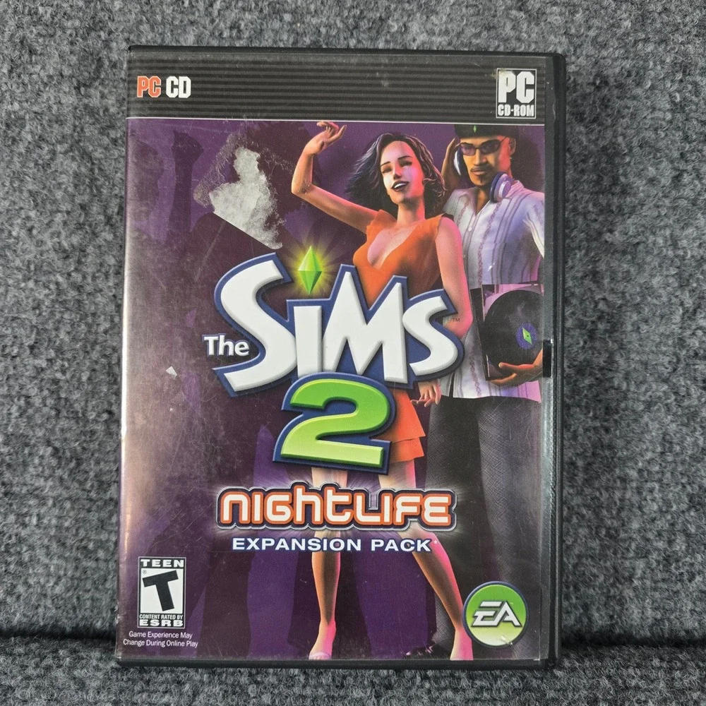 The Sims 2 Nightlife Expansion Pack PC‎ CD-ROM Video Game